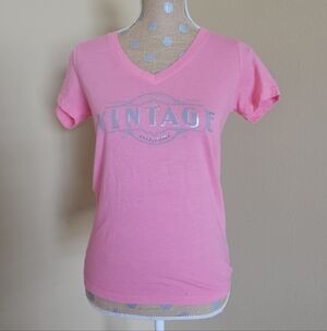 EAA Oshkosh Experimental Aircraft Association Fly-in Vintage Pink Medium Tshirt